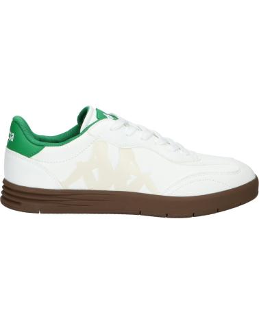 Sneaker für Herren KAPPA 381X6HW AUTHENTIC PHOENYX 1 A18 - WHITE-GREEN TEE-BEIGE SAND HIL
