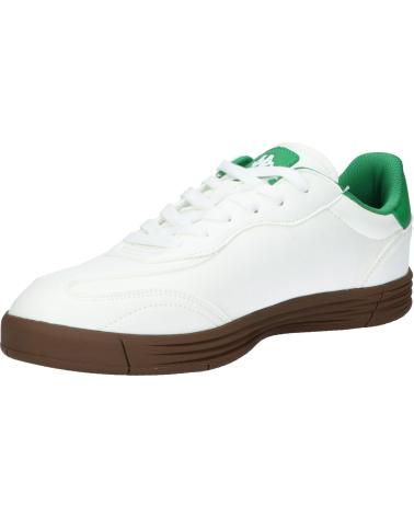 Sneaker für Herren KAPPA 381X6HW AUTHENTIC PHOENYX 1 A18 - WHITE-GREEN TEE-BEIGE SAND HIL