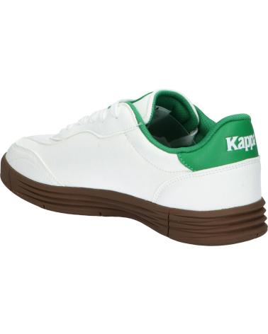 Sneaker für Herren KAPPA 381X6HW AUTHENTIC PHOENYX 1 A18 - WHITE-GREEN TEE-BEIGE SAND HIL