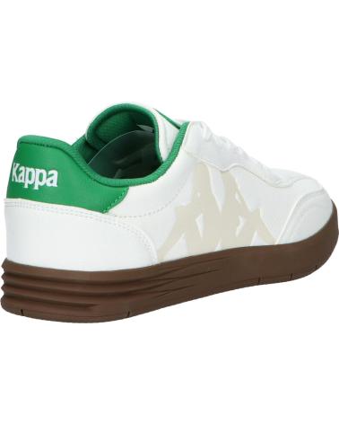 Sneaker für Herren KAPPA 381X6HW AUTHENTIC PHOENYX 1 A18 - WHITE-GREEN TEE-BEIGE SAND HIL