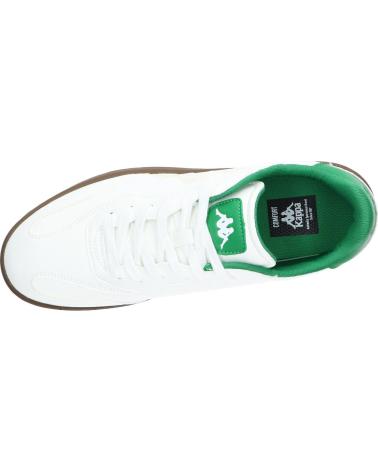 Sneaker für Herren KAPPA 381X6HW AUTHENTIC PHOENYX 1 A18 - WHITE-GREEN TEE-BEIGE SAND HIL