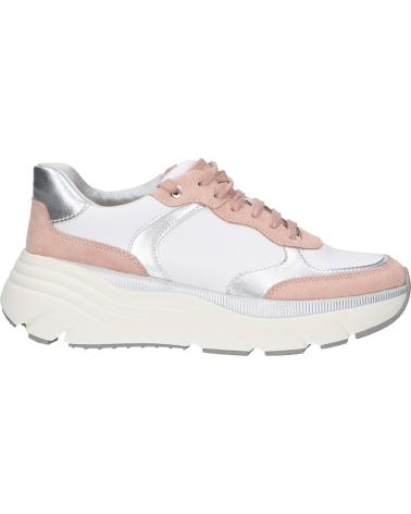 Sneaker für Damen geox D35UFA 08522 D DIAMANTA C1Z8Z WHITE-NUDE