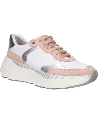 Sneaker für Damen geox D35UFA 08522 D DIAMANTA C1Z8Z WHITE-NUDE