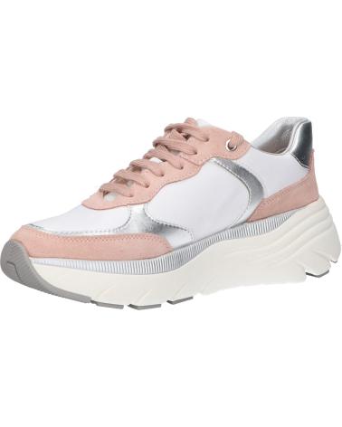 Sneaker für Damen geox D35UFA 08522 D DIAMANTA C1Z8Z WHITE-NUDE