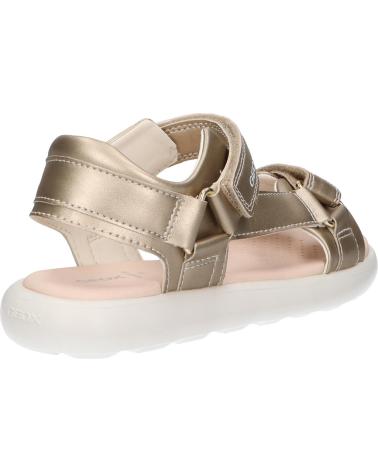 Sandálias de Mulher e Menina geox J55MSC 000BC J SANDAL PUFFYPOP C2012 LT GOLD
