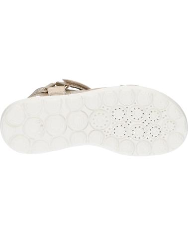 Sandálias de Mulher e Menina geox J55MSC 000BC J SANDAL PUFFYPOP C2012 LT GOLD