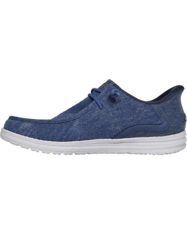 SKECHERS SCARPE TELA MELSON-CORONADO BLU DENIM AZUL