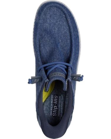 SKECHERS SCARPE TELA MELSON-CORONADO BLU DENIM AZUL