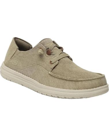 Scarpe per Uomo SKECHERS ZAPATOS DE SPORT MELSON-VOLGO HOMBRE CUERO MARRóN