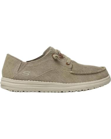 Scarpe per Uomo SKECHERS ZAPATOS DE SPORT MELSON-VOLGO HOMBRE CUERO MARRóN