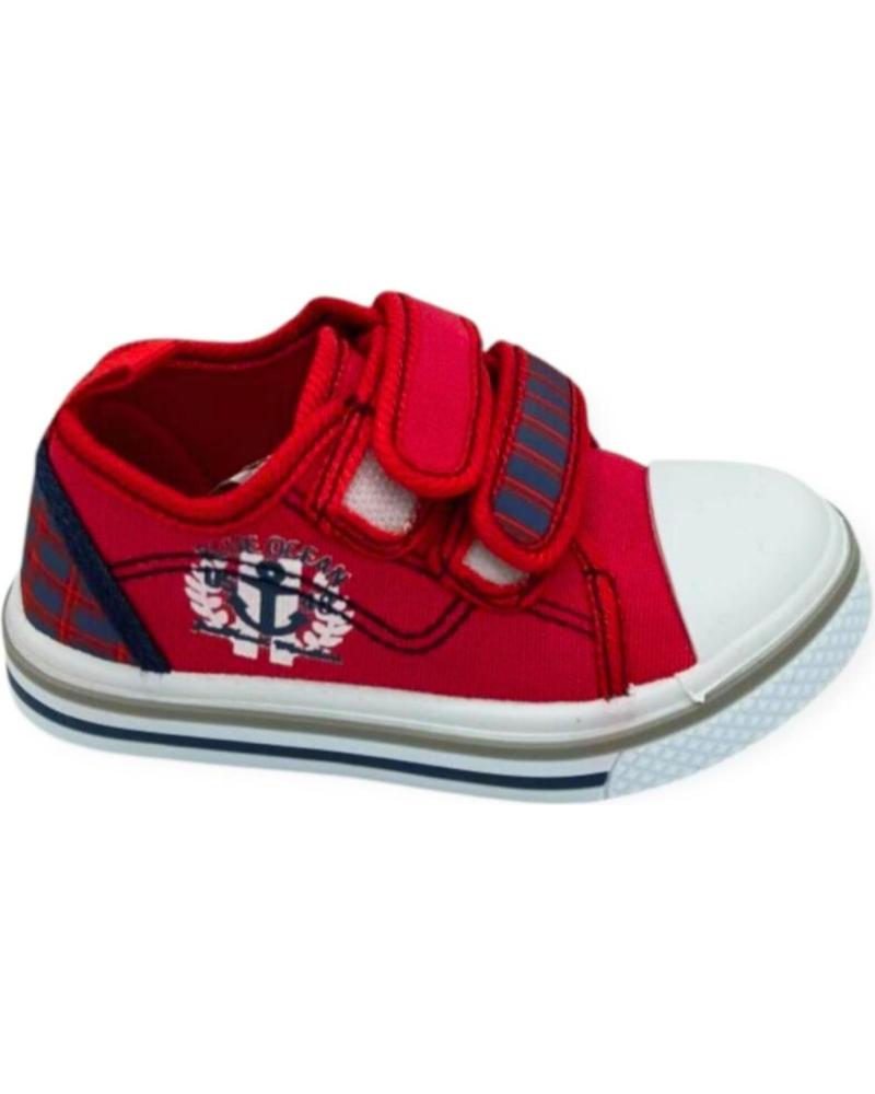 Sneaker für Junge BUBBLE BOBBLE BUBBLE ZAPATILLA DE LONA CON VELCRO Y PUNTERA DE GOMA PARA ROJO