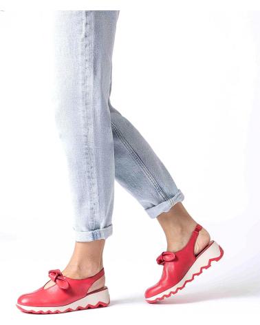 Sandalias de Mujer WONDERS SANDALIA PUNTERA CERRADA C-7602 AIXA SAUVAGROJO