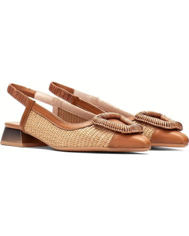 Sandálias de Mulher HISPANITAS BAILARINA DESTALONADA PARA MUJER RHV254046 DALI NATURALC002