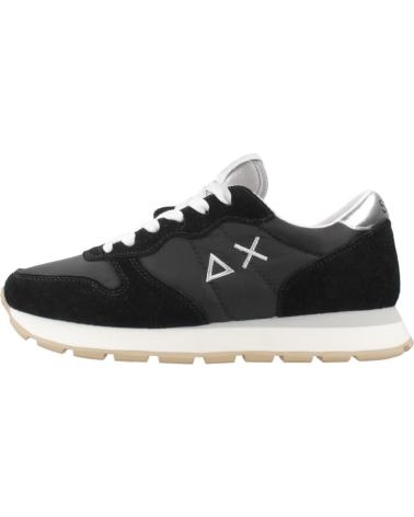 Sportivo per Donna SUN68 ZAPATILLAS MUJER MODELO ALLY GOLD SILVER COLOR NEGRO S11 NER S11 NERO