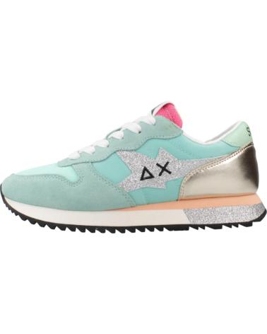 Sportivo per Donna SUN68 ZAPATILLAS MUJER MODELO STRAGIRL GLITTER LOGO COLOR AZUL S94 S94 ACQUA