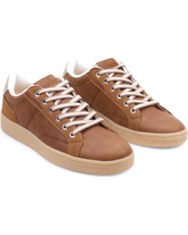 Esportes  de Homem MTNG SNEAKERS MUSTANG 84768 HOMBRE CUERO MARRóN