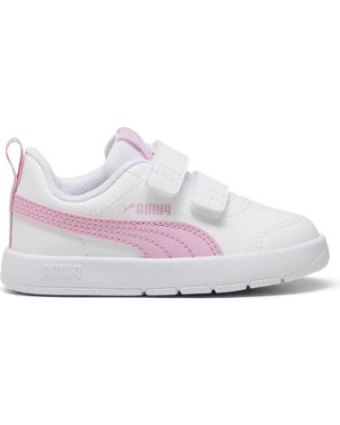 Sneaker für Junge und Mädchen puma 310252 COURTFLEX V3 INF 09 BLANCO ROSA