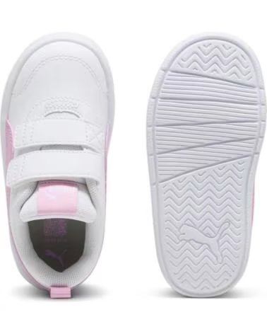 Sportschuhe für Mädchen PUMA ZAPATILLAS NINA MODELO COURTFLEX V3 V INF COLOR BLANCO WHITE WHITE