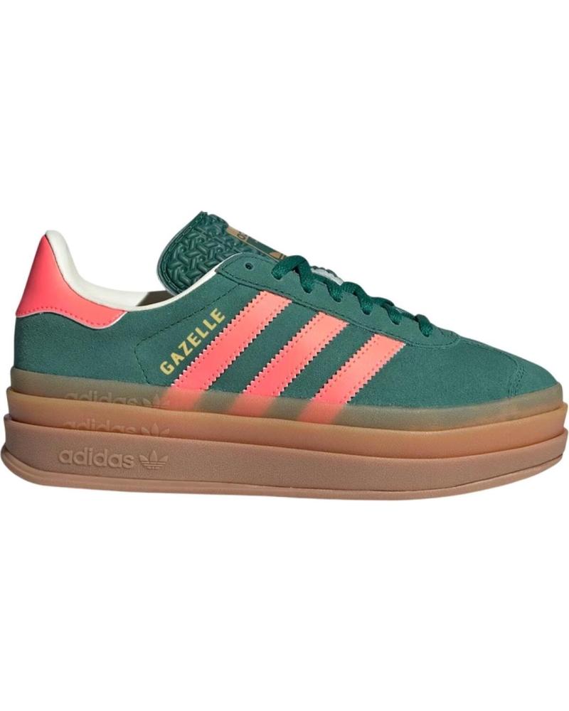 Sportivo per Donna ADIDAS - ZAPATILLA VERDE PARA MUJER - GAZELLE BOLD J 40