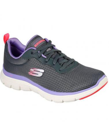 Scarpe sport per Donna SKECHERS ZAPATILLAS FLEX APPEAL 4 0 PARA MUJER EN COLOR GRIS GRIS