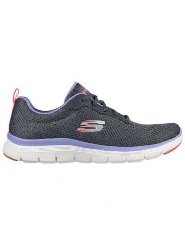 Scarpe sport per Donna SKECHERS ZAPATILLAS FLEX APPEAL 4 0 PARA MUJER EN COLOR GRIS GRIS