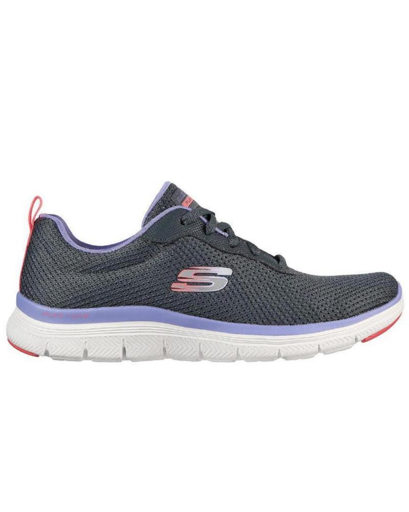 Scarpe sport per Donna SKECHERS ZAPATILLAS FLEX APPEAL 4 0 PARA MUJER EN COLOR GRIS GRIS