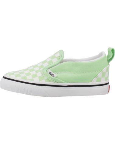 Sportivo per Bambino VANS OFF THE WALL ZAPATILLAS NINO VANS MODELO SLIP ON COLOR VERDE GREEN
