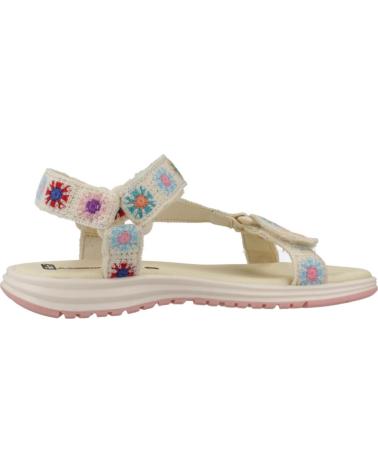 PABLOSKY SANDALIAS MODELO 981830P BEIGE CON ESTAMPADO FLORAL BEIGE