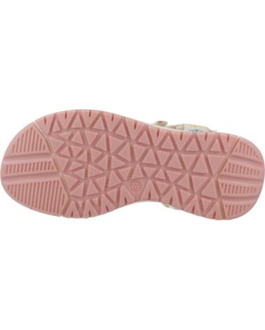 PABLOSKY SANDALIAS MODELO 981830P BEIGE CON ESTAMPADO FLORAL BEIGE