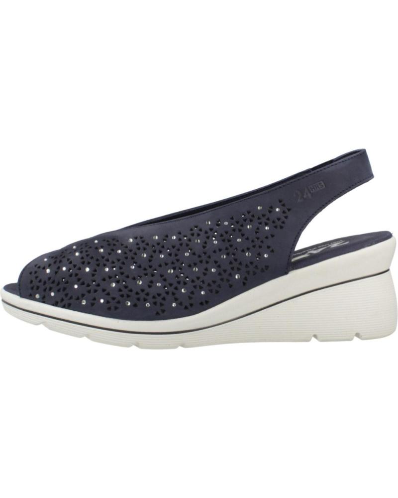 Sandálias de Mulher 24 HORAS SANDALIAS MUJER MODELO 26449 COLOR AZUL MARINO