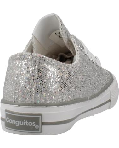 Esportes  de Menina CONGUITOS ZAPATILLAS NINA MODELO COSH283103 COLOR PLATA SILV