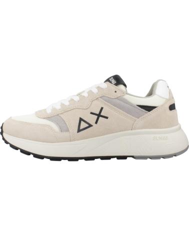 Esportes  de Homem SUN68 ZAPATILLAS HOMBRE MODELO HEREN HOGE TOP COLOR BEIS S31 BIANC S31 BIANCO
