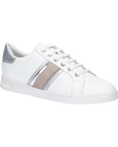 Sportivo per Donna GEOX D361BE 085NF D JAYSEN C0007 WHITE-SILVER C0007