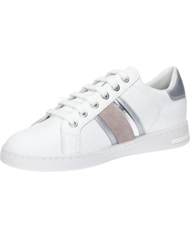 Sportivo per Donna GEOX D361BE 085NF D JAYSEN C0007 WHITE-SILVER C0007