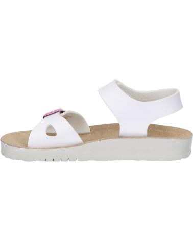 Sandálias de Menina GEOX J15EAB 000BC J SANDAL COSTAREI C1000 WHITE C1000