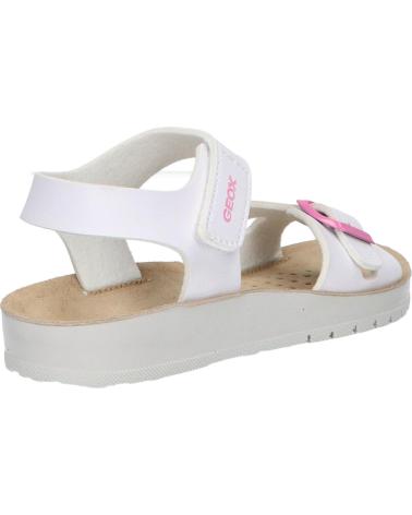 Sandálias de Menina GEOX J15EAB 000BC J SANDAL COSTAREI C1000 WHITE C1000