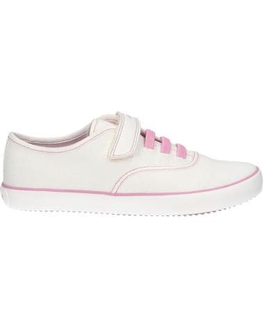 Sneaker für Mädchen GEOX J254NA 00010 J GISL C0406 WHITE-PINK BLANCO