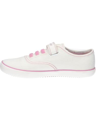 Sneaker für Mädchen GEOX J254NA 00010 J GISL C0406 WHITE-PINK BLANCO