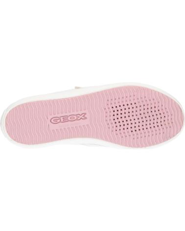 Sneaker für Mädchen GEOX J254NA 00010 J GISL C0406 WHITE-PINK BLANCO