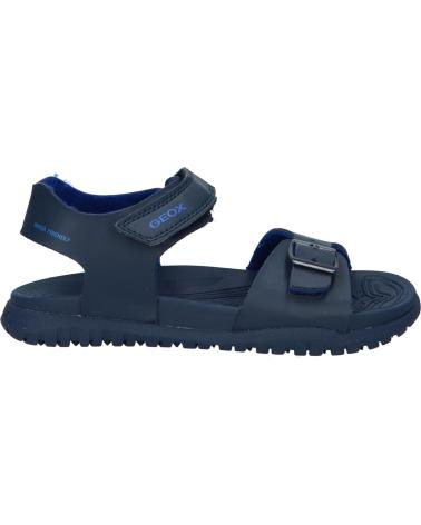 Sandalen für Junge GEOX J35HMA 000BC J SANDAL FUSBETTO C4002 NAVY AZUL