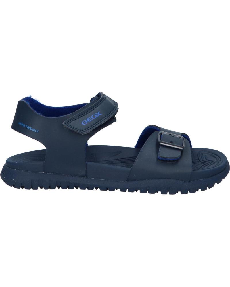 Sandalen für Junge GEOX J35HMA 000BC J SANDAL FUSBETTO C4002 NAVY AZUL