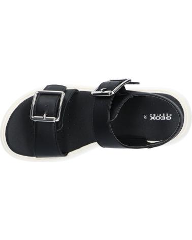 girl Sandals GEOX J45DBH 000BC J SANDAL KODETTE C9999 BLACK C9999