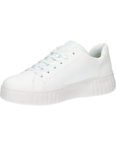 girl Trainers GEOX J45DVA 0BCBN J MIKIROSHI C1393 WHITE-AQUA C1393