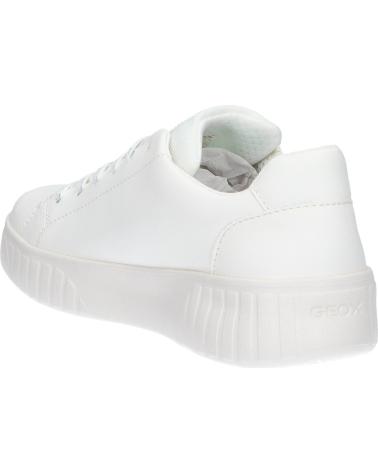 girl Trainers GEOX J45DVA 0BCBN J MIKIROSHI C1393 WHITE-AQUA C1393