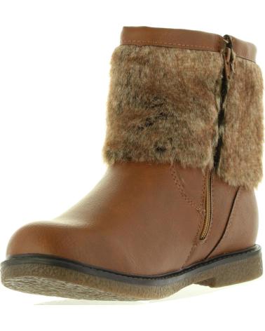 Stivali per Bambina URBAN 370408-B7019 NATURAL-COGNAC