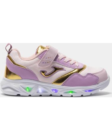 Sportivo per Bambina JOMA ZAPATILLA DEPORTIVA CON VELCRO Y LUCES PARA NINA STAR ROSA