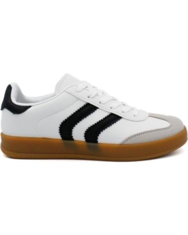 Sportivo per Donna BUBBLE BOBBLE BUBBLE ZAPATILLA DEPORTIVA ESTILO SAMBA CON CORDON M2483 BLANCO