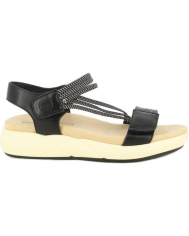 Sandálias de Mulher D`CUTILLAS DOCTOR CUTILLAS SANDALIA CONFORT CON VELCROS PARA MUJER 314 NEGRO