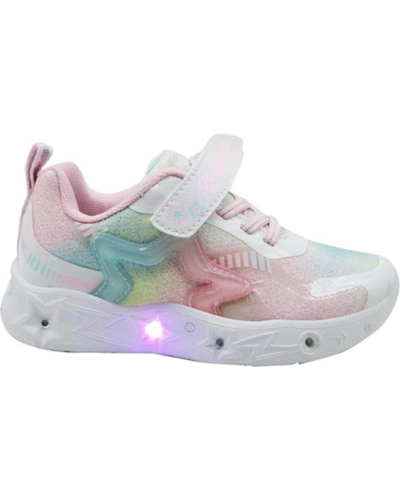 Esportes  de Menina BUBBLE BOBBLE BUBBLE ZAPATILLA DEPORTIVA CON LUCES Y VELCRO PARA NINA C12 BLANCO