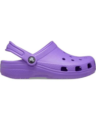 Zoccoli per Bambina e Bambino CROCS ZUECOS CLASSIC CLOG PARA NINOS UNISEX EN COLOR MORADO